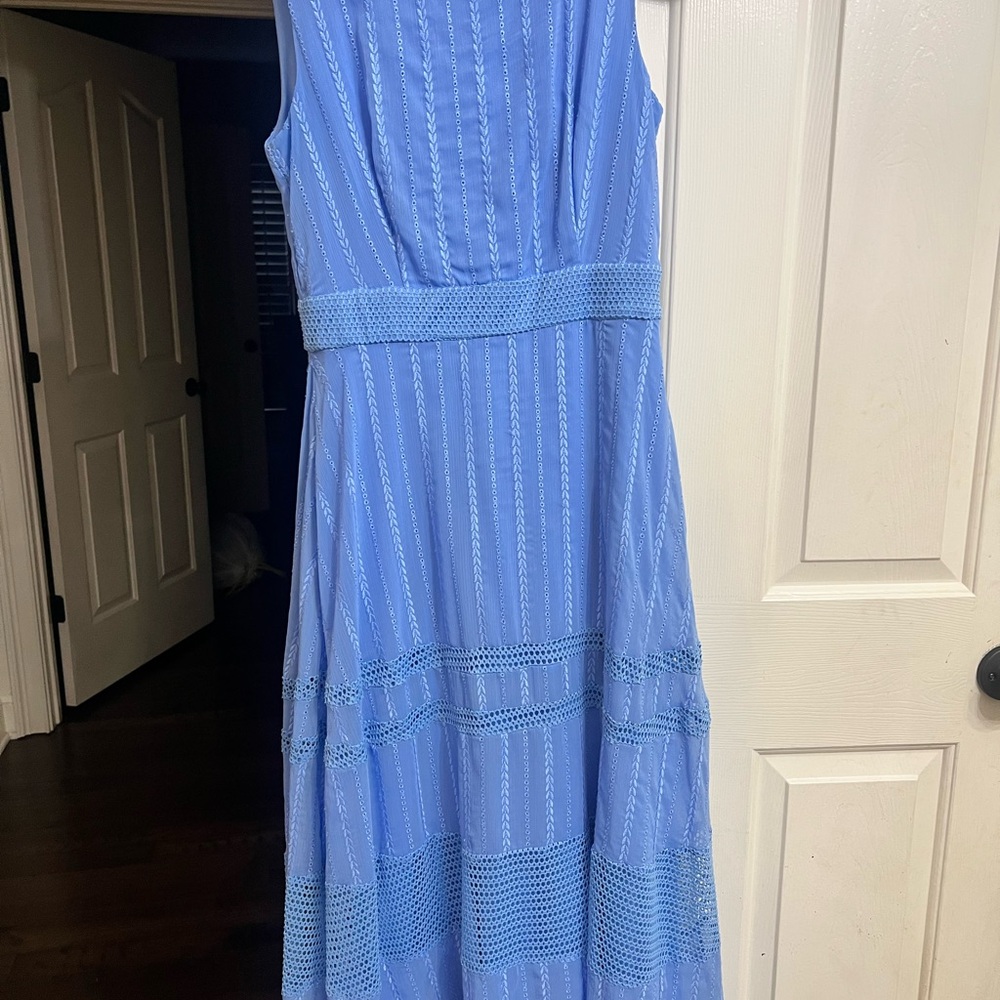 Taylor Blue Sleeveless Maxi Sundress
